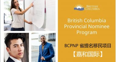 BCPNP 省提名移民