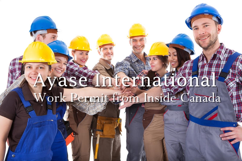 Application for work permit inside Canada – extend, change conditions or initial work permit – includes open work permits