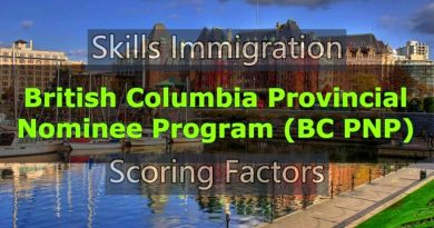 BCPNP Skills Immigration Program Guide ：Scoring Factors