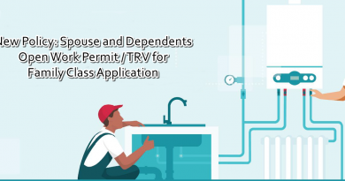 New Policy: Spouse and Dependents Open Work Permit / TRV for Family Class Application